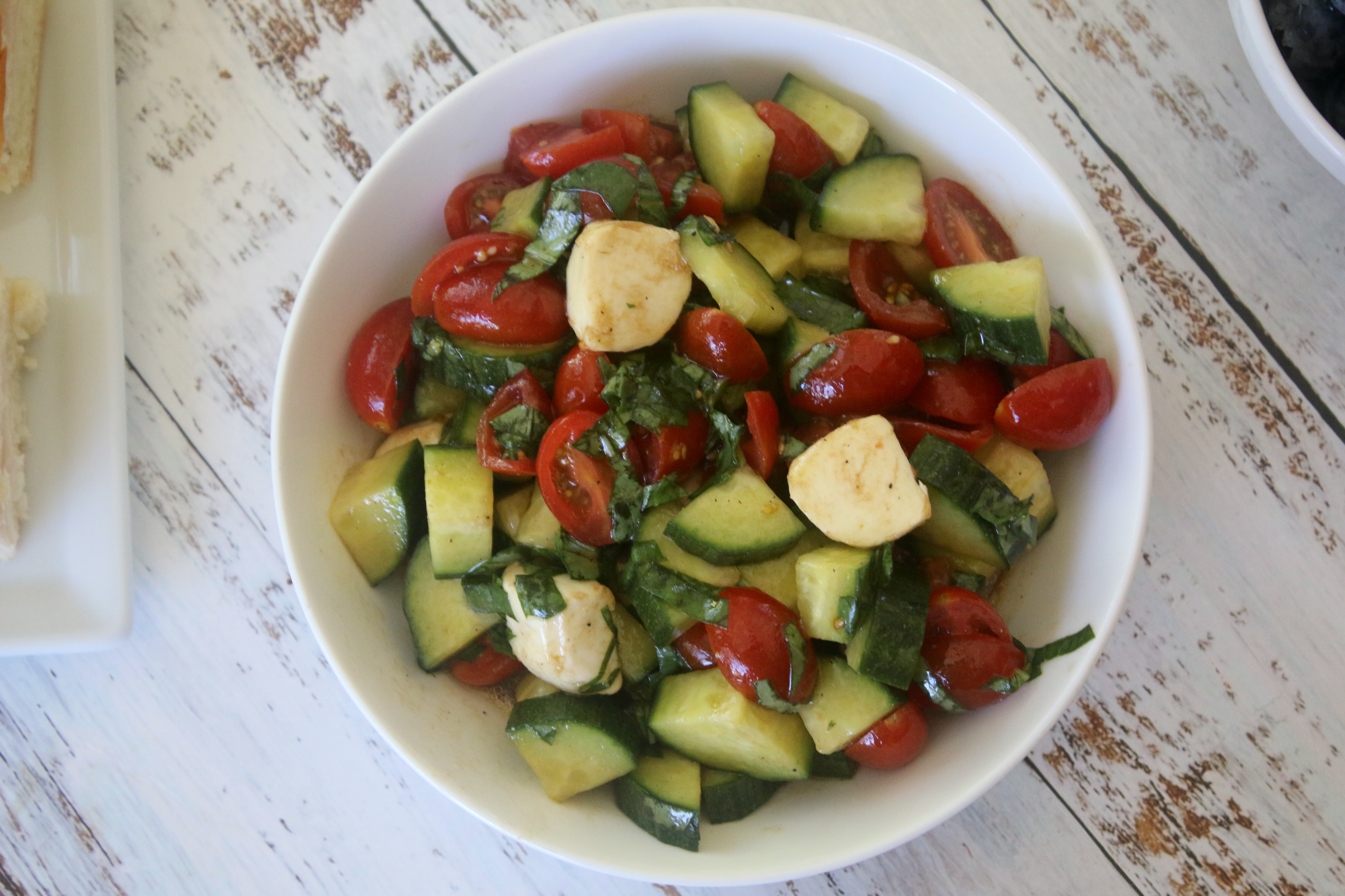 Caprese Cucumber Salad