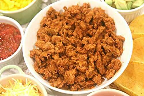 Easy Turkey Tacos with Homemade Taco Seasoning