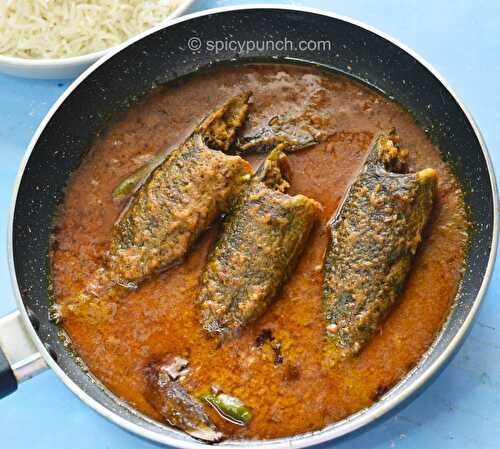 Authentic Bengali Tel koi recipe with detailed step by step pictures