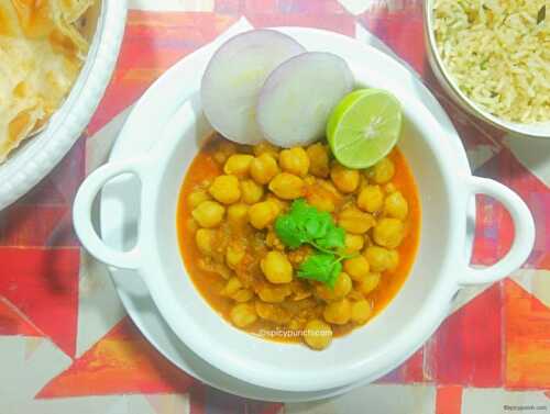 Easy chana masala | indian chickpea curry | chickpea masala