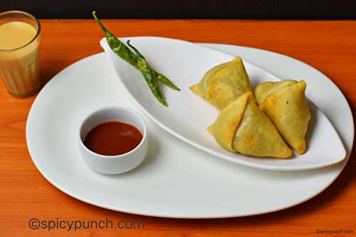Easy Samosa recipe with aloo detailed step by step pics