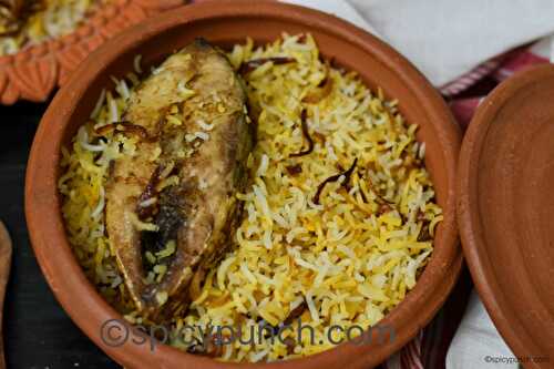 Ilish biryani recipe | bengali hilsa fish biryani | kolkata's ilish mach er biryani