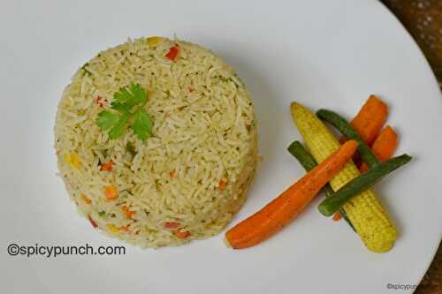 Italian herb rice recipe | butter herb rice recipe | rice with dried italian herbs