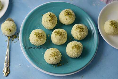 Kacha Golla - a delicious Bengali Sandesh recipe -