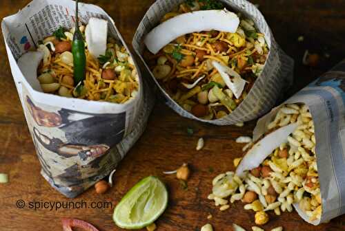Kolkata special Bengali jhal muri or masala muri recipe -