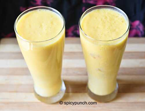 Mango milkshake recipe - in less than 10 mins
