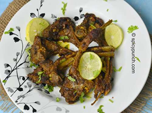 Mutton chops fry recipe with step by step pictures -