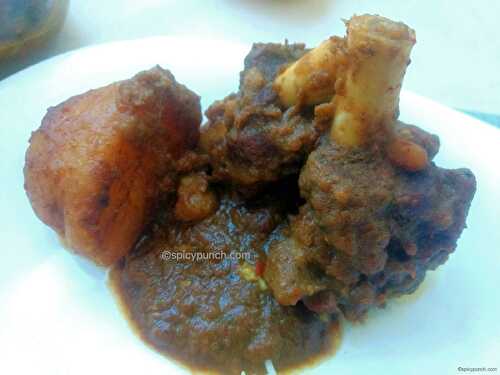 Mutton kasha recipe | kosha mangsho recipe | bengali mutton curry recipe