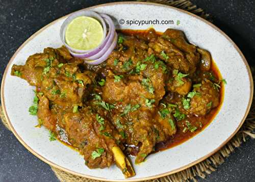 Restaurant style mutton masala recipe - Mutton curry recipe