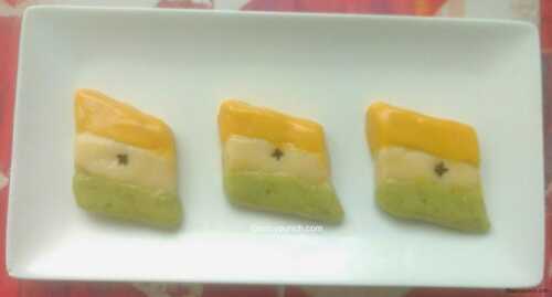 Tricolor Sweet Barfi Recipe- Independence Day Special -