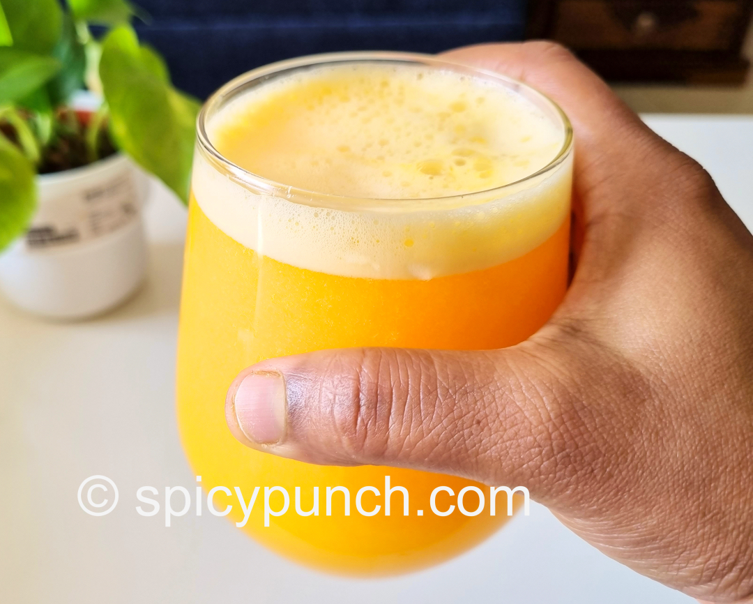 How to make Fresh Orange juice in mixer grinder or blender
