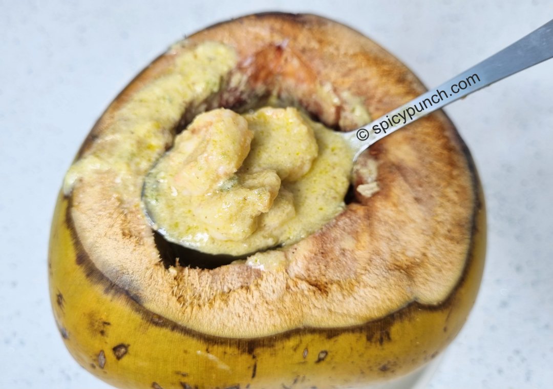 Restaurant's Daab Chingri recipe in 15-20 mins with video