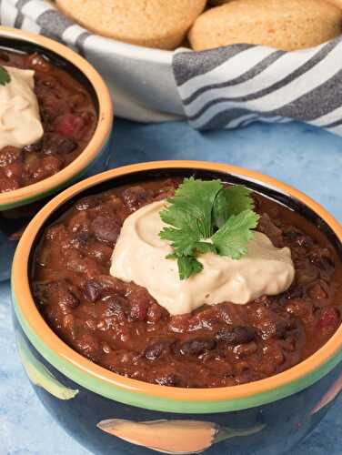 Thick and Hearty Vegan Chili