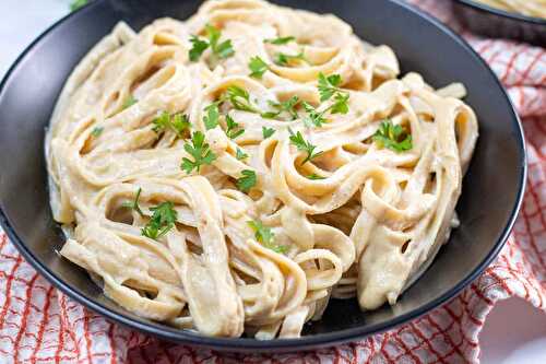 Vegan Fettuccine Alfredo