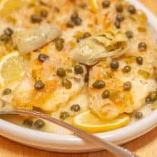 Artichoke Fish Piccata