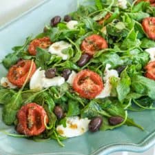 Arugula and Tomato Salad with Balsamic Dressing