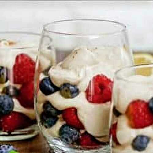 Berry Parfait with Cream