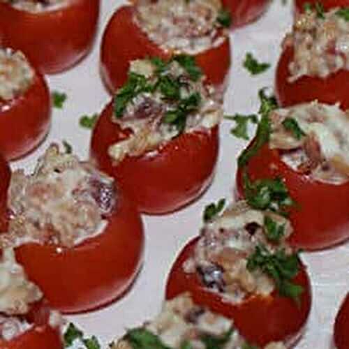 BLT in a Cherry Tomato