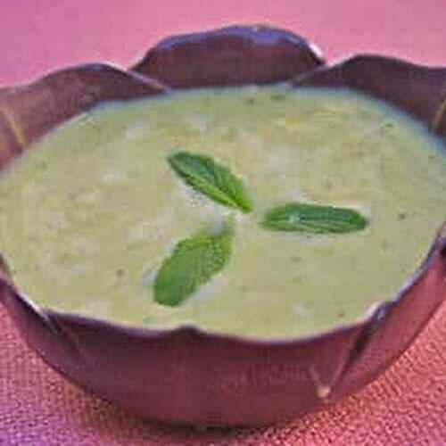 Chilled Green Pea Soup Recipe