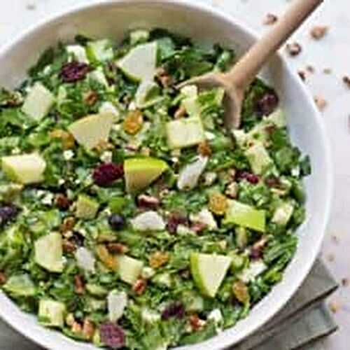 Chopped Apple Feta Salad with Pecans