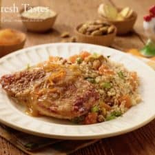 Ginger-Orange Chicken with Spicy Couscous