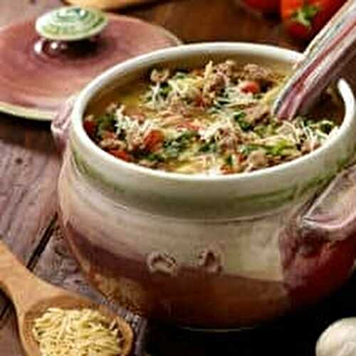 Italian Sausage Spinach Soup
