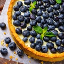 Lemon Ginger Blueberry Tart
