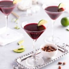 Lime Blackberry Martini