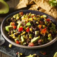 Mexican Black Bean, Tomato and Corn Salsa