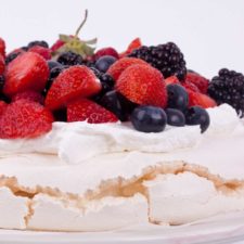 Pavlova with Fresh Berries