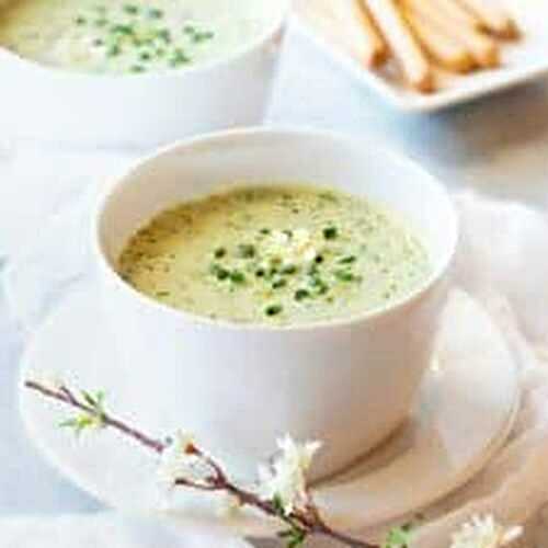 Puréed Green Pea Soup