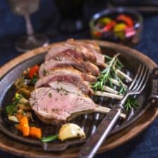Rack of Lamb with Nut Crust