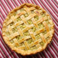 Rhubarb Custard Pie Recipe