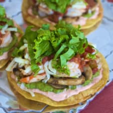 Shrimp Tostadas