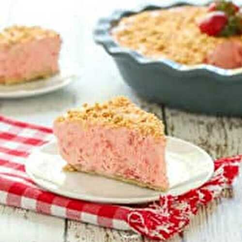 Strawberry Frozen Pie