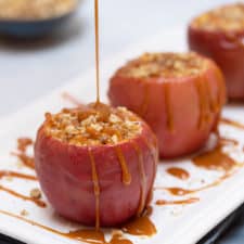 Stuffed Cheesecake Apples with Caramel Recipe