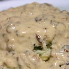Zucchini Timbales with Mushroom Sauce Recipe