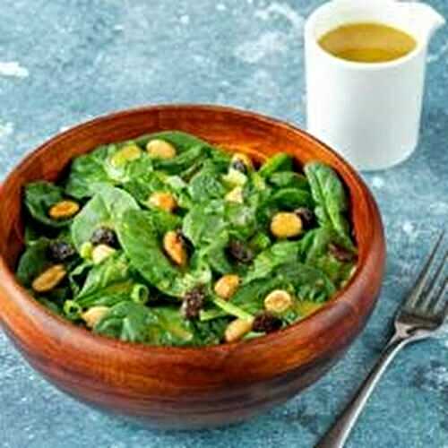 Baby Spinach Salad Recipe With Curry Dressing