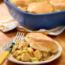 Chicken Pot Pie with Biscuit Topping