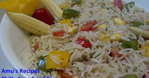 Chilly Corn Fried Rice