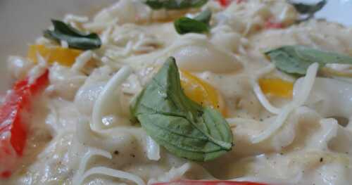 Pasta in White Sauce