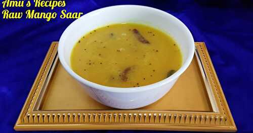 Raw Mango Saar (कैरीचे सार )