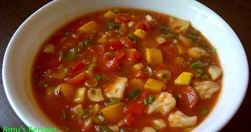 Stir Fried Vegetables in Tangy Sauce