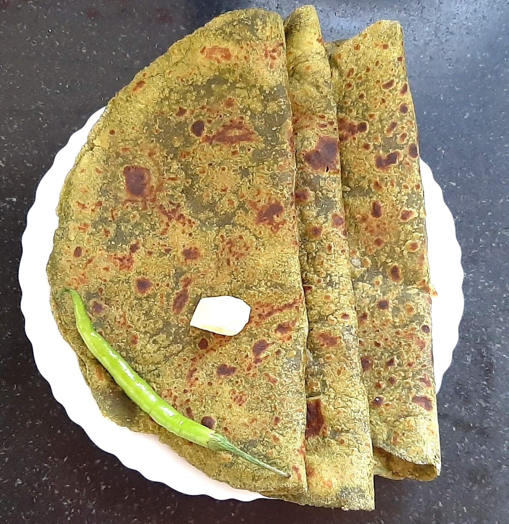 Palak Paratha