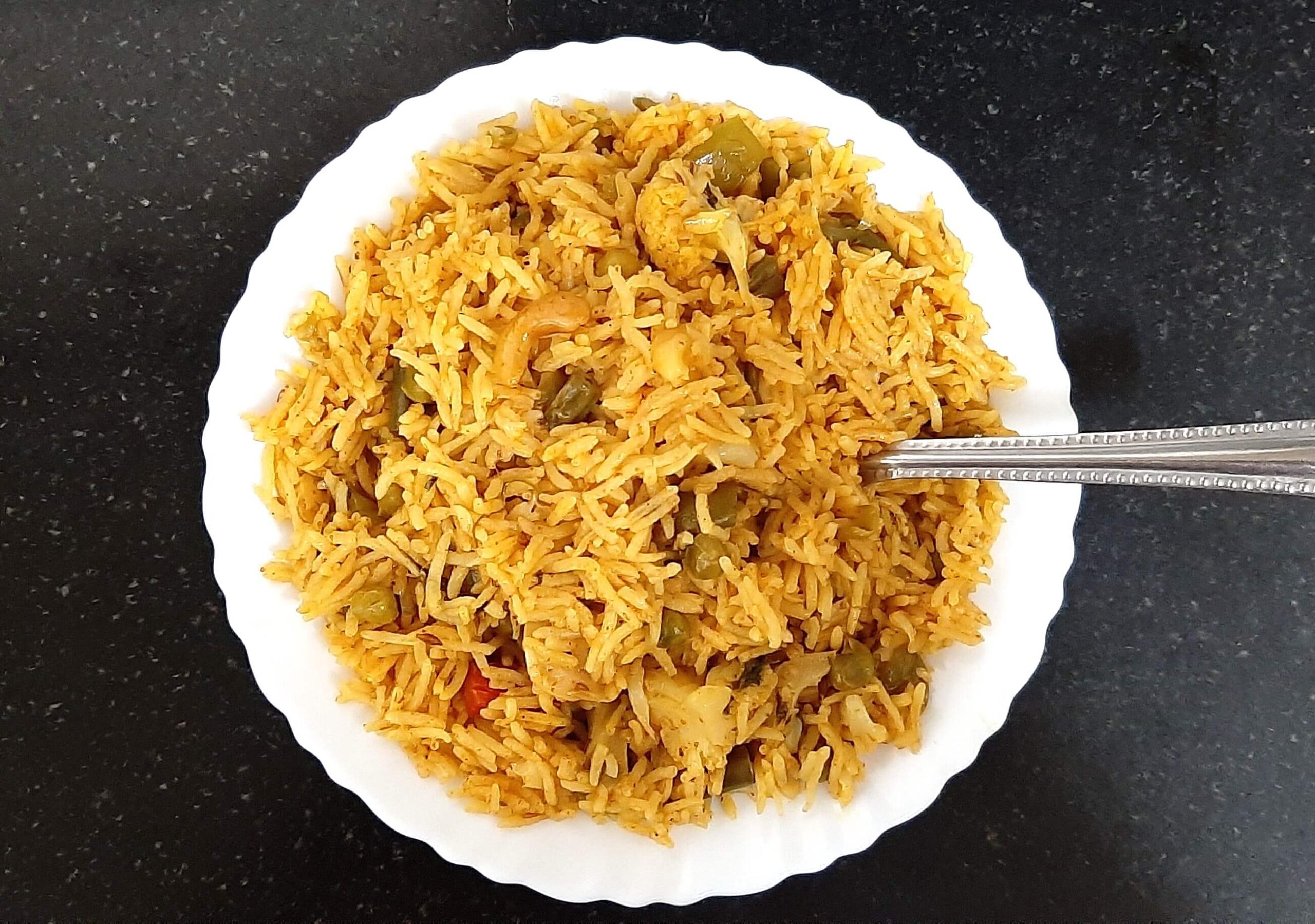 Pressure Cooker Veg Biryani