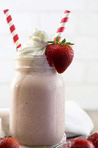 Tropical Strawberry Milkshake