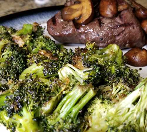 Spouse Approved Roasted Balsamic Broccoli