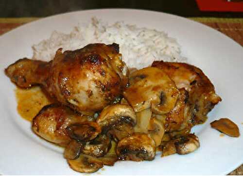 Baked Chicken and Mushrooms Recipe – Awesome Cuisine