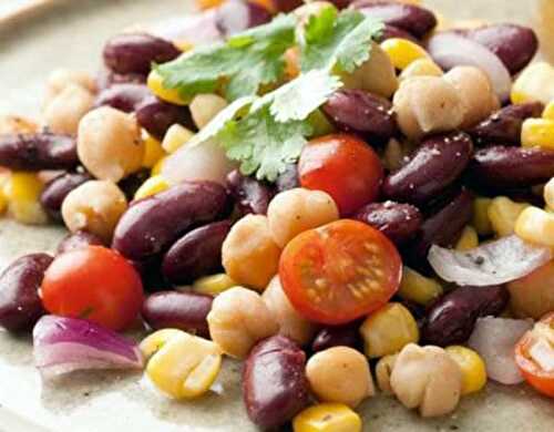 Bean, Tomato and Corn Salad Recipe – Awesome Cuisine