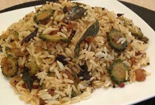 Bitter Gourd Rice Recipe – Awesome Cuisine